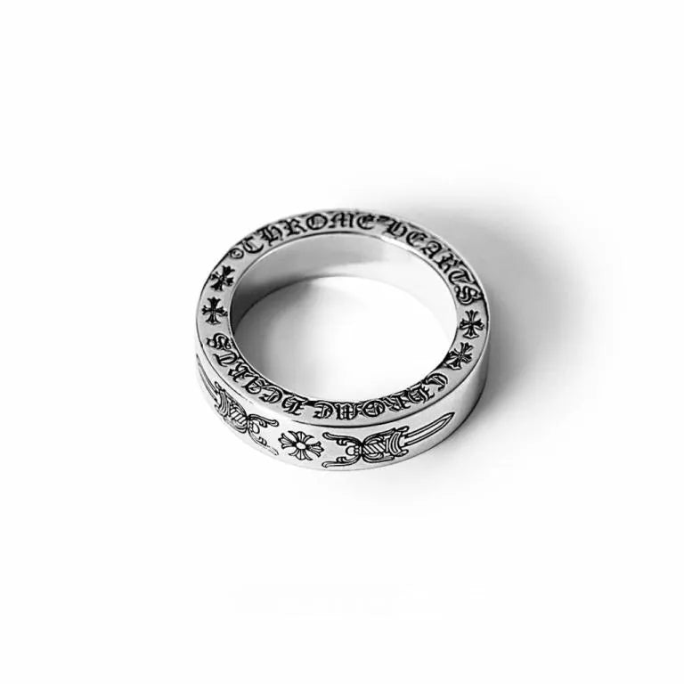 CHROME HEARTS DAGGER SPACER RING 6MM CH-Chrome Hearts
